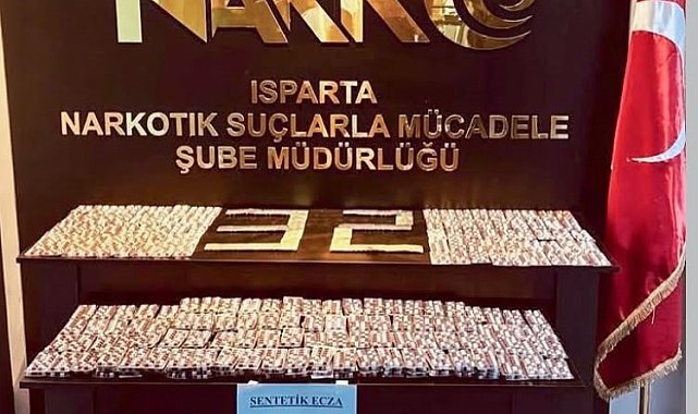Isparta'da uyuşturucu operasyonunda 2 şüpheli tutuklandı