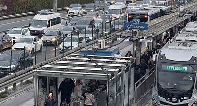 İstanbul'da dev derbi öncesi trafik yoğunluğu