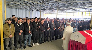 İstanbul'da hayatını kaybeden polis memuru, Samsun'da son yolculuğuna uğurlandı