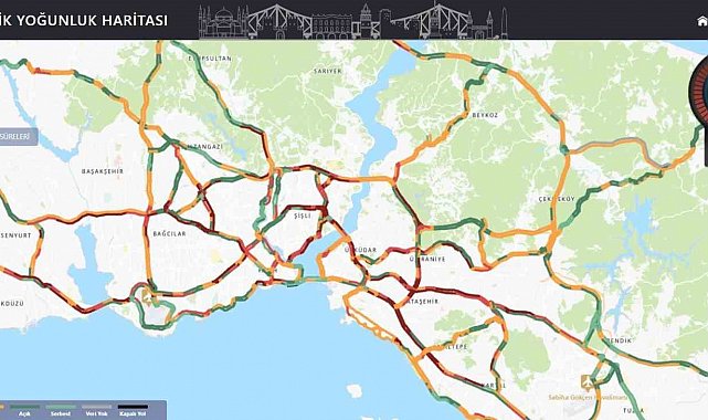 İstanbul'da trafik durma noktasına geldi