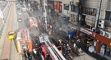 İşyerinde çıkan yangın söndürüldü