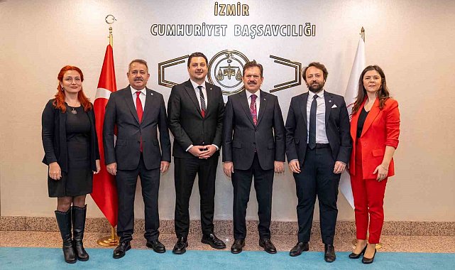 İzmir Barosu yeni yönetiminden Başsavcı Yeldan'a ziyaret