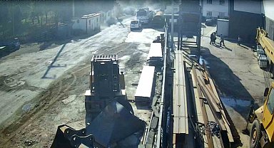İzmir'de 7 işçinin yaralandığı patlama anı kamerada
