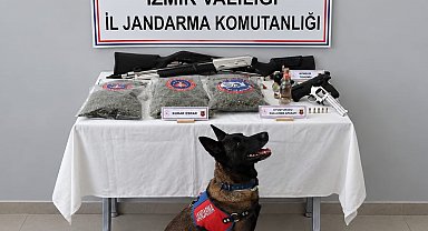 İzmir'de jandarmadan uyuşturucu operasyonu