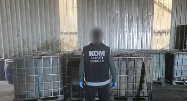 İzmir'de katı atık tesisine kaçak akaryakıt baskını