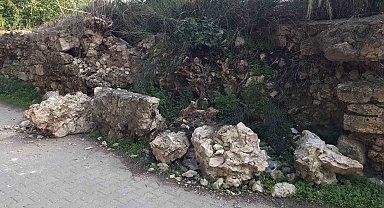 İznik'te 2 bin yıllık su kemeri ilgisizlikten çökmeye başladı