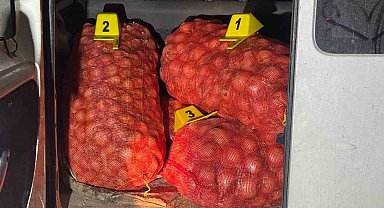 Jandarma soğan hırsızlarını suçüstü yaptı