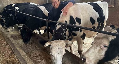 Kadın çiftçinin azmi devlet desteğiyle büyüdü: Edirne'de 5 hayvanla filizlenen umut, 30 hayvanla büyüdü