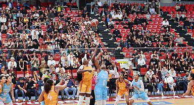 Kadınlar Basketbol Süper Ligi: Melikgazi Kayseri Basketbol: 64-Turgutlu Belediyespor: 58
