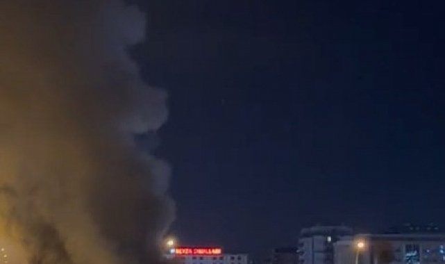Kahramanmaraş'ta iş yeri yangını