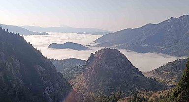 Kahramanmaraş'ta sis denizi oluştu