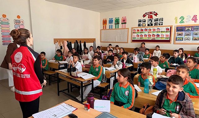 Kahta'da öğrencilere akran zorbalığı eğitimi verildi