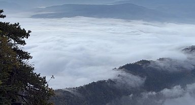 Karabük'te bulut denizi hayran bıraktı