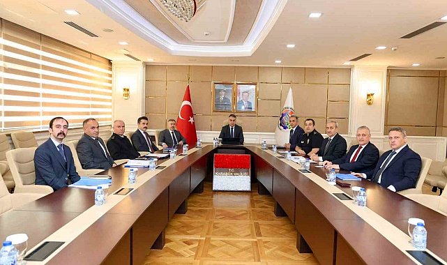 Karabük'te "okul ve çevrelerinde güvenlik tedbirleri" değerlendirildi
