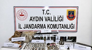 Karacasu'da tarihi eser operasyonu: 157 sikke ele geçirildi