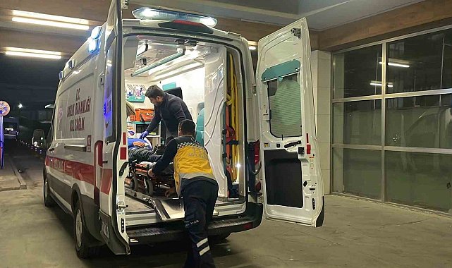 Karaman'da babasının ardından hastaneye giderken domuza çarptı