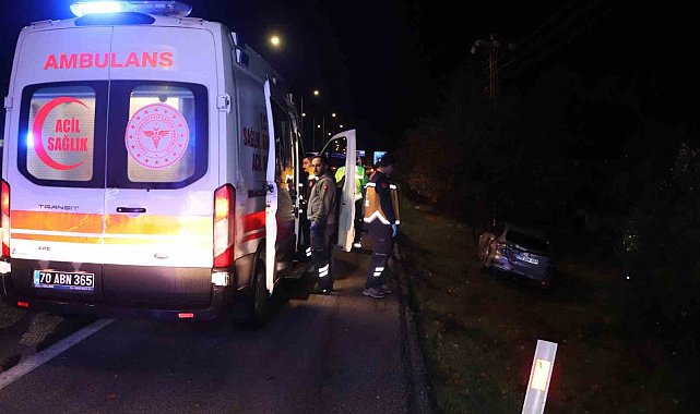 Karaman'da otomobiller çarpıştı: 4 yaralı
