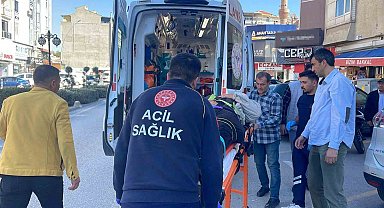 Karaman'da SUV araca arkadan çarpan motosikletin sürücüsü yaralandı