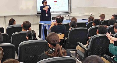 Karapınar'da okullarda sağlık eğitimleri