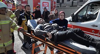 Kars Emniyeti'nde gerçeğini aratmayan yangın tatbikatı