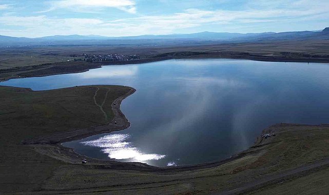 Kars'ın su deposu Bayburt Barajı Sonbahar yağmurlarıyla yüzde 80 doldu