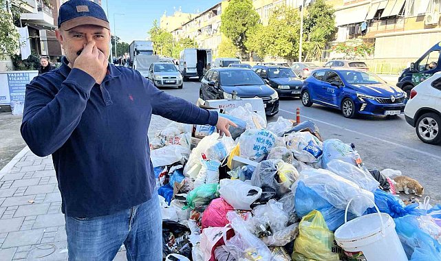 Karşıyaka'da çöp dağları insan boyuna ulaştı, vatandaş isyan etti