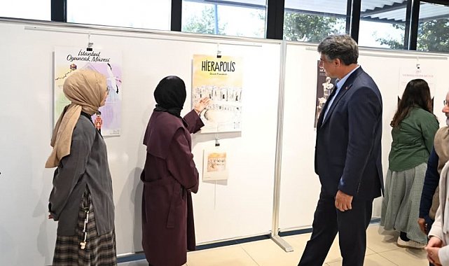 Kartepe'de genç tasarımcıların "Anadolu Müzeleri" sergisi açıldı