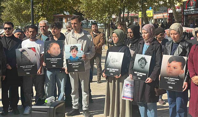 Kastamonu'da Aksa Tufanı'nın yıl dönümünde İsrail protesto edildi