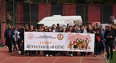 Kastamonu'da Dünya Yaşlılar Günü'nde farkındalık yürüyüşü
