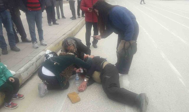 Kastamonu'da otomobilin çarptığı yaya yaralandı