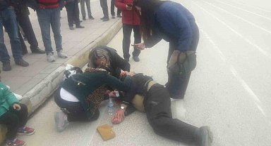 Kastamonu'da otomobilin çarptığı yaya yaralandı
