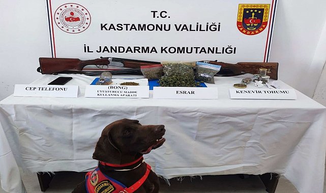 Kastamonu'da uyuşturucu operasyonları: 2 gözaltı