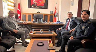 Kaymakam Arıkan'dan, Tayyar Arıkan'a ziyaret