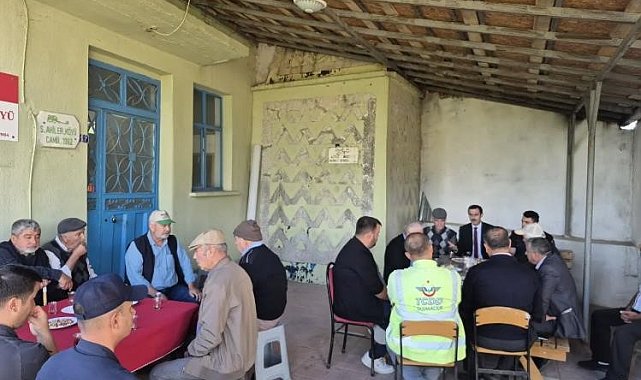 Kaymakam Polat köylerde vatandaşların taleplerini dinledi