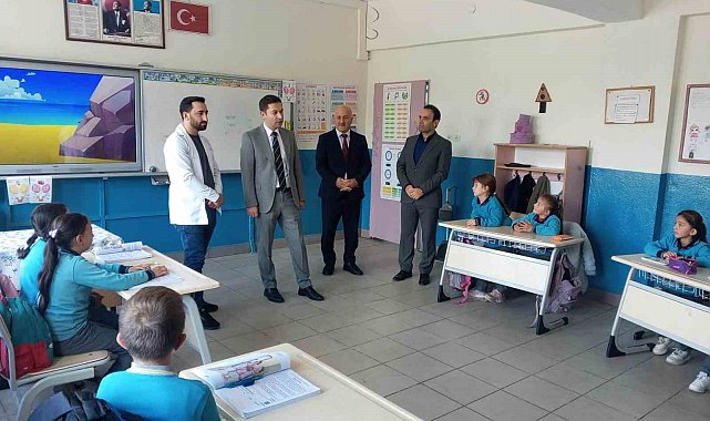 Kaymakam Yıldırım okul, kurs ve pazar ziyaretinde bulundu
