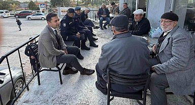 Kaymakam Yıldırım ve Ahat vatandaşların talep ve beklentilerini dinledi