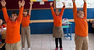 Kaynaşlı İlkokulu'nda öğrencilere fiziksel aktivite eğitimi