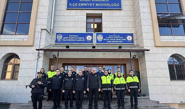 Kaynaşlı'da güvenlik değerlendirmesi