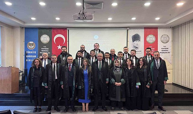 Kayseri Barosu Başkanı Özsoy mazbatasını aldı