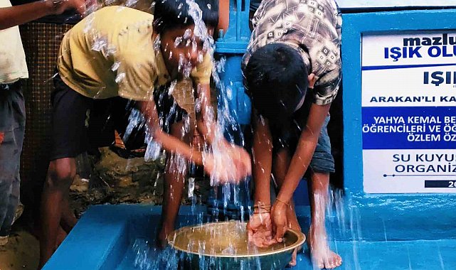 Kayserili küçükler Arakan'a 'bir damla su' oldu