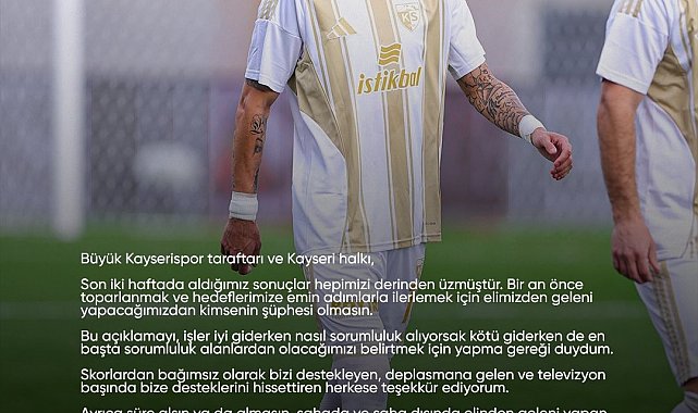 Kayserisporlu Benhur: "Yola inanmışlarla çıkılır, ikna edilmişlerle değil"