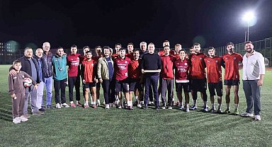 Kazanın ardından göreve dönen Arıcı'dan Koçarlı Belediyespor'a moral desteği