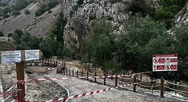 Kazankaya Kanyonu'na giriş ve çıkışlar bir süreliğine kapatıldı