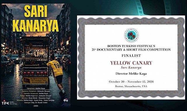KBÜ öğrencilerinin "Sarı Kanarya" belgeseli Boston Türk Festivali'nde finalist oldu