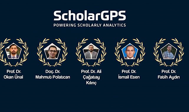 KBÜ'den beş akademisyen ScholarGPS'in dünyanın başarılı bilim insanları listesinde