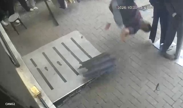 Kediyi kurtarmak isteyen eğitimci yere böyle çakıldı