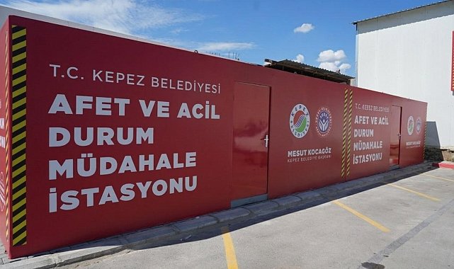 Kepez'den afetlere karşı 2 yeni afet istasyonu