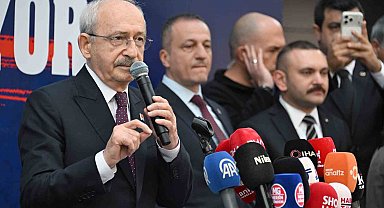 Kılıçdaroğlu gözaltına alınan başkanlara destek için Mersin'e ziyarette bulundu