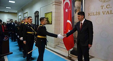 Kilis Valisi Kalaylı, Cumhuriyet Bayramı tebriklerini kabul etti