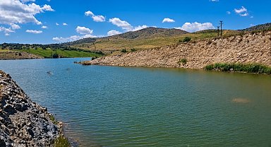 Kilis'te yağışlar göletlerde su seviyesini yükseltti